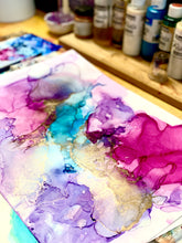 Load image into Gallery viewer, Alcohol Ink n Drink Workshop - Saturday 10th Sep 10:30am-12:00pm